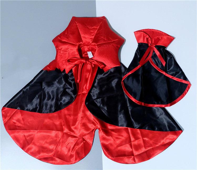 Vampire King Pet Halloween Cape-4
