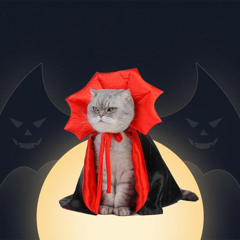 Vampire King Pet Halloween Cape-0