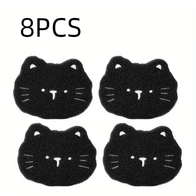 4/8PCS Pet Hair Remover Bear Shape Laundry Ball Washing Machine Lint Catcher Reusable Clothes Sofa Cat Dog Hair Cleaning Sponge-11