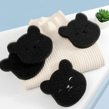 4/8PCS Pet Hair Remover Bear Shape Laundry Ball Washing Machine Lint Catcher Reusable Clothes Sofa Cat Dog Hair Cleaning Sponge-1