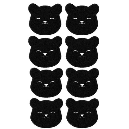 4/8PCS Pet Hair Remover Bear Shape Laundry Ball Washing Machine Lint Catcher Reusable Clothes Sofa Cat Dog Hair Cleaning Sponge-8