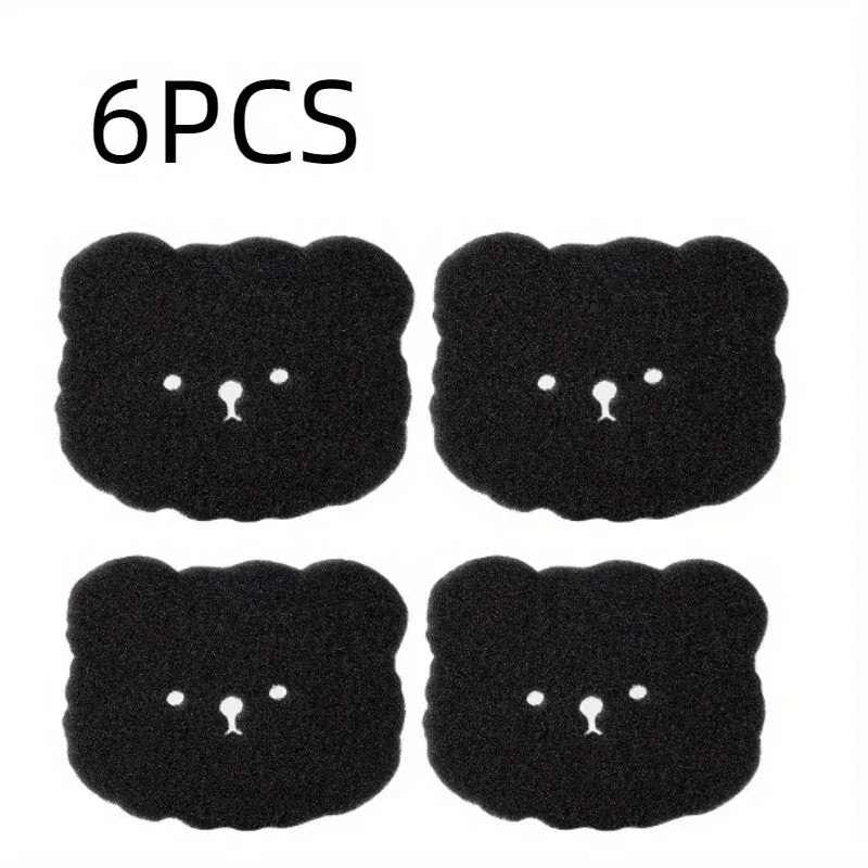 4/8PCS Pet Hair Remover Bear Shape Laundry Ball Washing Machine Lint Catcher Reusable Clothes Sofa Cat Dog Hair Cleaning Sponge-10