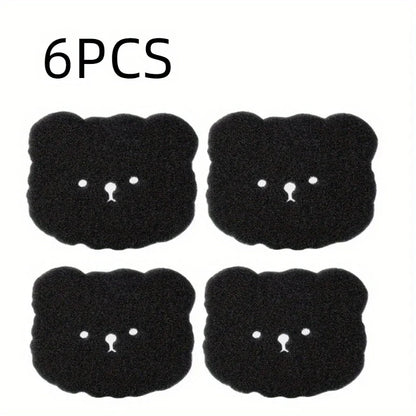 4/8PCS Pet Hair Remover Bear Shape Laundry Ball Washing Machine Lint Catcher Reusable Clothes Sofa Cat Dog Hair Cleaning Sponge-10