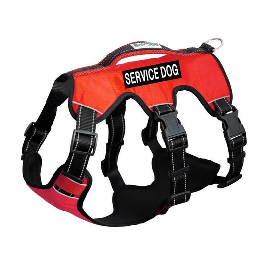 Red Service Dog Harness - BAYDOG