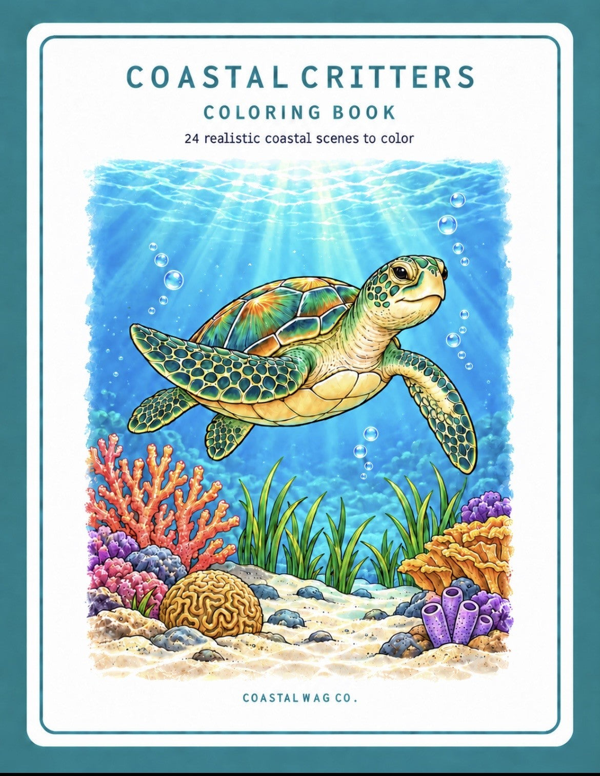 Coastal Critters Coloring Book
