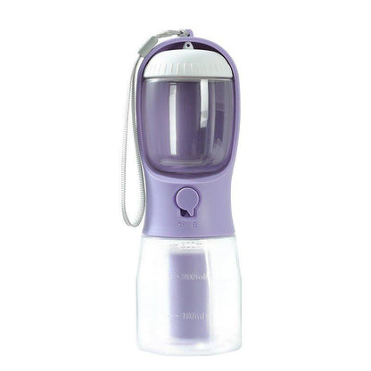 Dog Water Cup Drinking Food Garbage Bag Three-In-One Portable Multi-Functional Pet Cups-9
