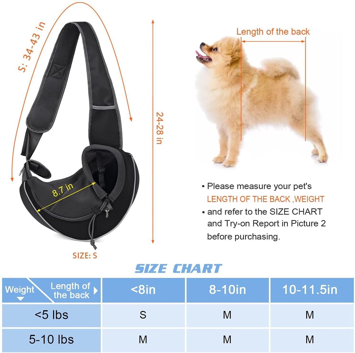 Sidestep Dog Carrier Bag